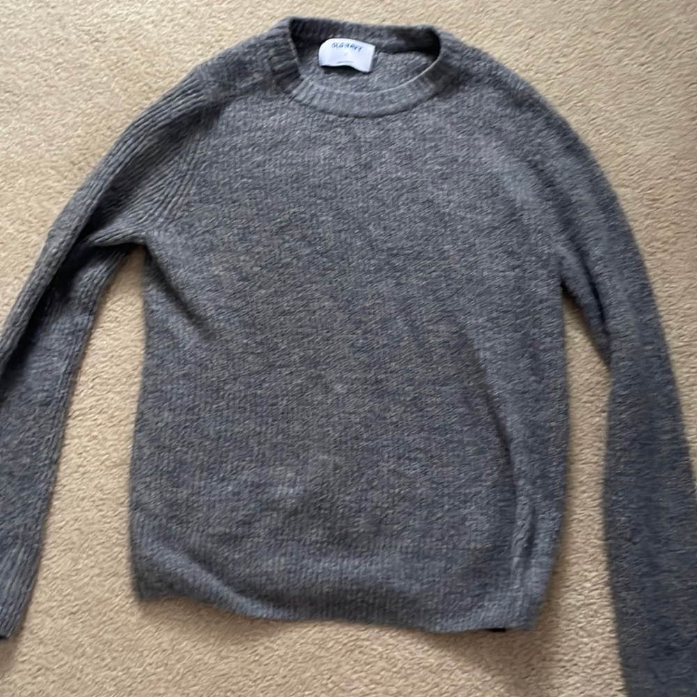 old navy grey sweater